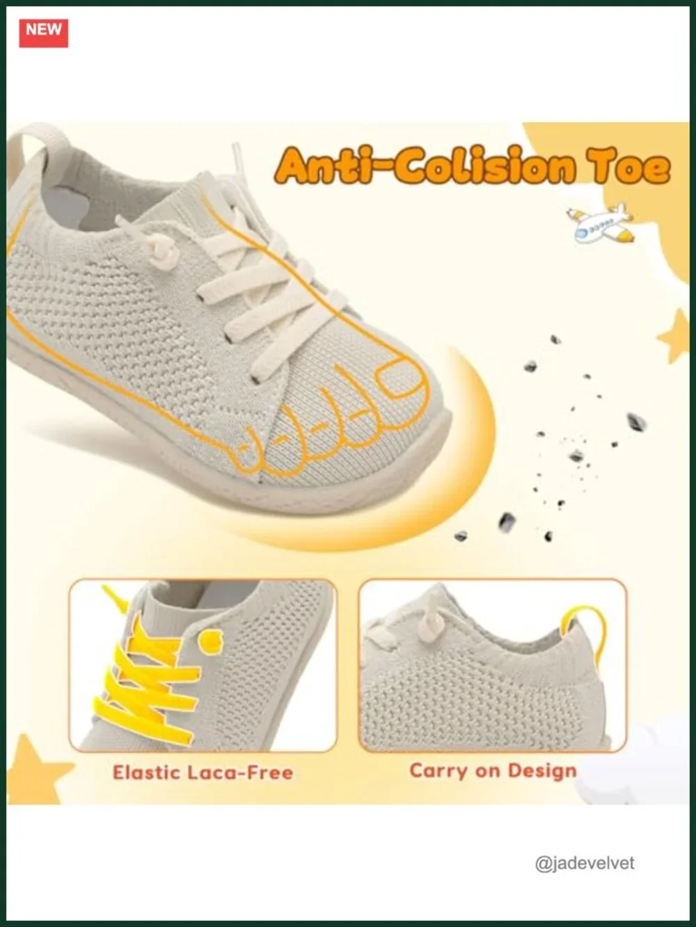 Toddler Walking Shoes Breathable Barefoot Sneakers Non-Slip Lightweight